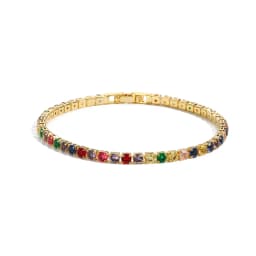 Geometric CZ Bezel Tennis Bracelets For Women Girl Classic Fashion High Quality 5A Cubic Zirconia Jewelry
