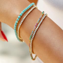 Geometric CZ Bezel Tennis Bracelets For Women Girl Classic Fashion High Quality 5A Cubic Zirconia Jewelry