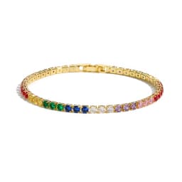 Geometric CZ Bezel Tennis Bracelets For Women Girl Classic Fashion High Quality 5A Cubic Zirconia Jewelry
