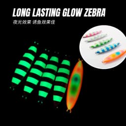 JIGGING PRO 40g 60g 80g Slow Jig Shore Jigging Lure Sea Fishing Bait Glow Slow Fall Fishing Lure