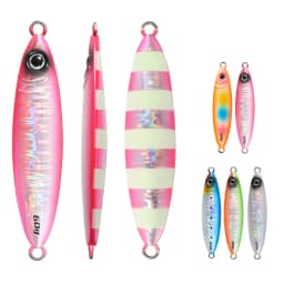 JIGGING PRO 40g 60g 80g Slow Jig Shore Jigging Lure Sea Fishing Bait Glow Slow Fall Fishing Lure