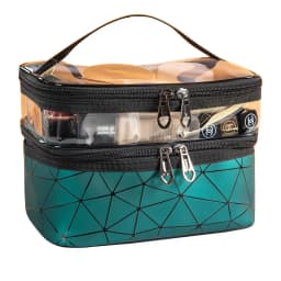 Double portable large capacity makeup bag Korean version Ringer travel multifunctional toiletry bag portable storage bag