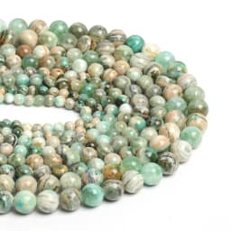 6/8/10/12mm AA Genuine Green Rhodochrosite Beads Natural Stone Round Loose Beads For Jewelry Making Diy Bracelets Accessories