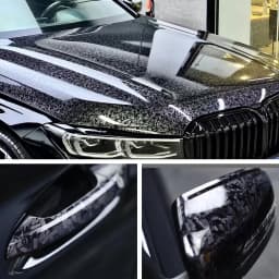 Glossy Black Forged Carbon Fiber Vinyl Car Wrap Ghost Camo Self Adhesive DIY Styling Interior Stickers For Motorcycle Wrapping
