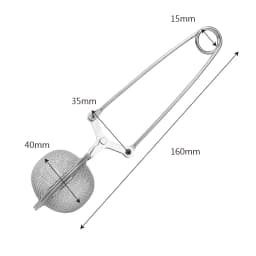 HILIFE Stainless Steel Sphere Mesh Tea Strainer Coffee Herb Spice Filter Diffuser Tea Infuser Handle Tea Ball