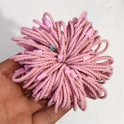 50/100pcs Candy Elastic Hair Tie Bands Scrunchies Leagues Resin Patch For Toddler Accessories Baby Girl DIY Jewelry Supplies