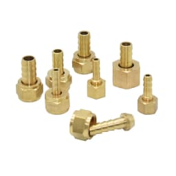 Brass 1/8' 1/4' 3/8” Female Thread To 5/6/7/8/9/10mm Hose Barb Connector Rotatable Thread Pipe Fitting Copper Coupler