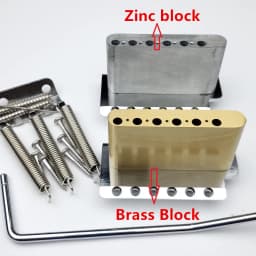 KAYNES 52.5MM Type ST Electric Guitar Tremolo System Bridge With Zinc or Brass Block for ST Guitar Chrome Silver Gold KY01