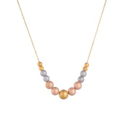 DIEYURO 316L Stainless Steel Exaggerated Large Beads Ball Necklace For Women Girl Fashion Waterproof Choker Chain Jewelry Gift