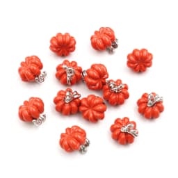 10pcs/lot 10x11mm 3D Enamel Pumpkin Charms Pendant DIY Jewelry Making Findings Supplies for Necklace Bracelet