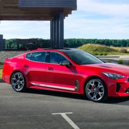 For-KIA Stinger Auto Body Decor Vinyl Decal Carbon Fiber Racing Sport Stripes Auto Accessories Car Door Side Skirt Sticker