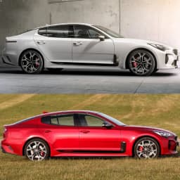 For-KIA Stinger Auto Body Decor Vinyl Decal Carbon Fiber Racing Sport Stripes Auto Accessories Car Door Side Skirt Sticker
