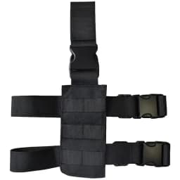 Universal Drop Leg Holster Thigh Platform Tactical MOLLE Gun Holster for Hunting Paintball Panel with Adjustable Molle Straps