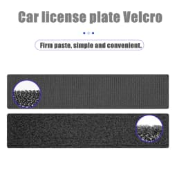 New Unique Frameless License Plate Holder Harmless Polyester Adhesive Number Plate Holder Durable Number Car Accessories 2023