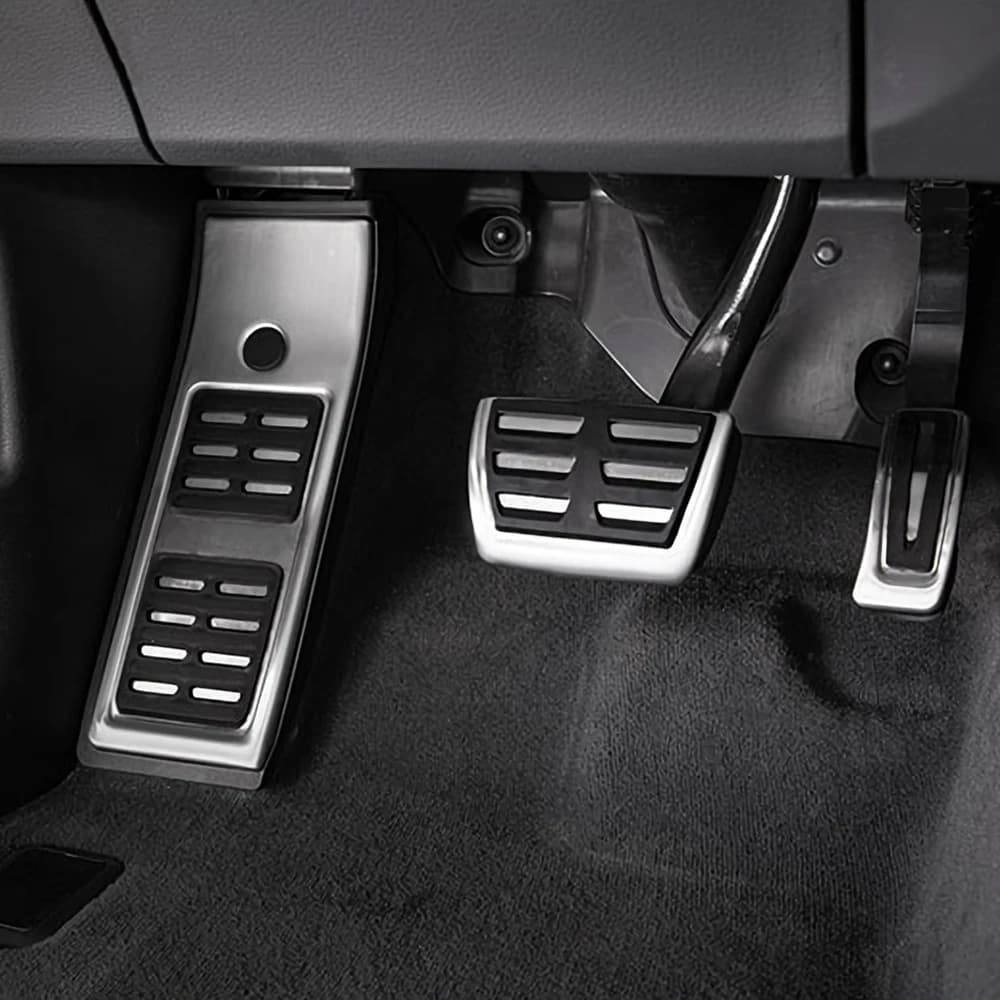 For Audi A4 B9 A5 F5 2016-2019 Sedan Avant LHD Sport Automatic High Quality Stainless Steel Fuel Brake Footrest Pedal Cover
