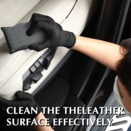1-5Pcs Double Side Car Interior Scrubbing Sponge for Leather Interior Car Wash Pad No Scratch Car Microfiber Scrubbing Sponge