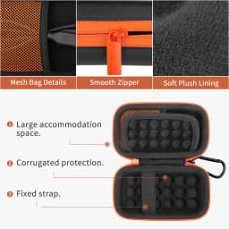 Hard Case for Universal MP3/MP4/SanDisk Extreme Pro/SanDisk Extreme Portable External SSD 1TB/2TB/4TB, Travel Cover Storage Bag