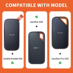 Hard Case for Universal MP3/MP4/SanDisk Extreme Pro/SanDisk Extreme Portable External SSD 1TB/2TB/4TB, Travel Cover Storage Bag