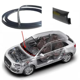 1.7M Car Wiper Panel Moulding Dashboard Sealing Strip For Peugeot 206 307 407 308 Toyota Corolla Yaris Rav4 Avensis Mini Cooper