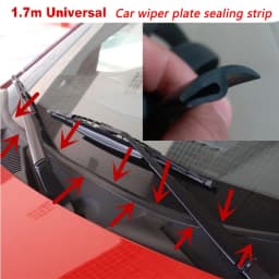 1.7M Car Wiper Panel Moulding Dashboard Sealing Strip For Peugeot 206 307 407 308 Toyota Corolla Yaris Rav4 Avensis Mini Cooper