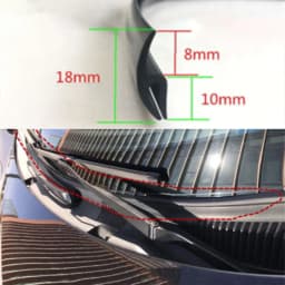 1.7M Car Wiper Panel Moulding Dashboard Sealing Strip For Peugeot 206 307 407 308 Toyota Corolla Yaris Rav4 Avensis Mini Cooper