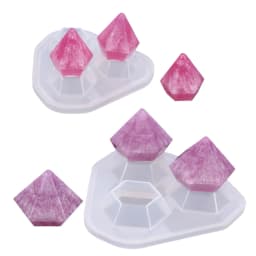 Big 3D Diamond Silicone Mold Soft Clear Mold UV Resin Mould Kawaii Craft Supplies Silicone Mold High Quality Jewellery Mold