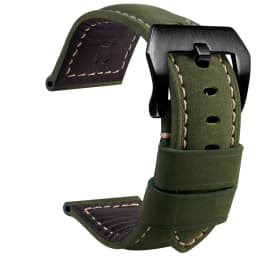 For Panerai genuine Cowhide Frosted leather watchband 22 24mm 26mm strap black khaki Dark brown PAM111 441 Wrist strap Bracelet