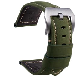 For Panerai genuine Cowhide Frosted leather watchband 22 24mm 26mm strap black khaki Dark brown PAM111 441 Wrist strap Bracelet