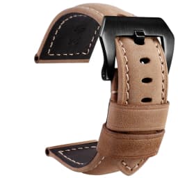 For Panerai genuine Cowhide Frosted leather watchband 22 24mm 26mm strap black khaki Dark brown PAM111 441 Wrist strap Bracelet