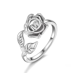 Hot Selling Fashion Jewellery Women's Ring Cute Rabbit Animal Rings Opening Adjustable Metal Ring 2021 New Pink Jewelry Gift