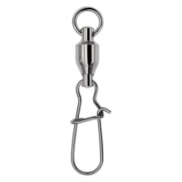 DNDYUJU 5/10PCS Fishing Accessories Connector Pin Bearing Rolling With Hooked Swivel Stainless Steel Snap Fishhook Lure