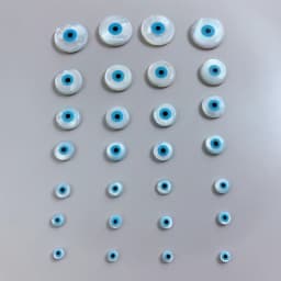 10Pcs/Pack Evil Eye Natural Pearl Shell Beads For Bracelet Necklace diy Jewelry Making Accessories 4/5/6/8/10/12/15mm