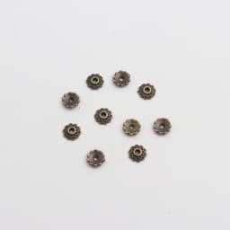 50pcs Antique Copper Bronze Silver Gold Multiple Petals With Hole Metal Gasket Flower Bead Caps For Jewelry Making DIY Wholesale