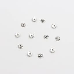 50pcs Antique Copper Bronze Silver Gold Multiple Petals With Hole Metal Gasket Flower Bead Caps For Jewelry Making DIY Wholesale