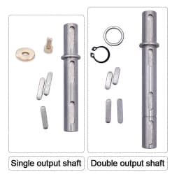 1PCS NMRV030 Single Output Shaft Double Output Shaft Worm Gear Reducer Accessories FLANG Torque Arm Output Shaft 14mm Diameter