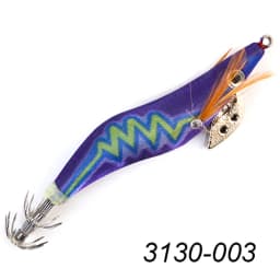 FTK Squid Jig Sea Fishing Lure 8g 12g 15g 19g Squid Hook Wood Shrimp Baits 3D Eyes Luminous Lures Hard Baits 2.0#-3.5#