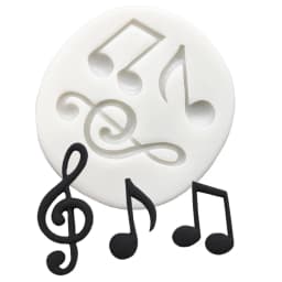 Musical Note Silicone Sugarcraft Mold Fondant Cake Decorating Tools Cupcake Chocolate Baking Molds