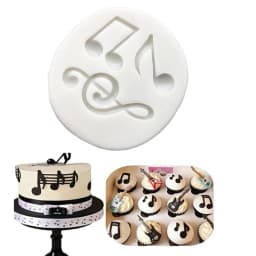 Musical Note Silicone Sugarcraft Mold Fondant Cake Decorating Tools Cupcake Chocolate Baking Molds