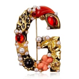 Trendy New Camellia Women Brooch Elegant Flower Pearl Pins Fashion Female Party Coat Dress Scarf Accessories Jewelry Gift