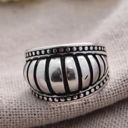 Elegant Hot Sell Stripe Design Thai Silver Ladies Ring Original Jewelry For Women Birthday Gift No Fade