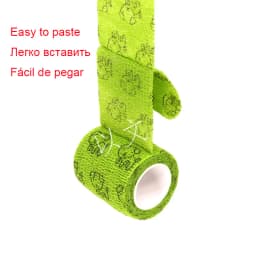 COYOCO Printed Self Elastic Adhesive Athletic Tape Wraps 2.5cm Sports Colorful Bandage for Tattooing Finger Joint Knee Pet
