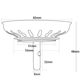 Kitchen Sink Strainer Plug Water Basin Sink Drain Filter Basket Draine Accessories 304 Stainless Steel Black