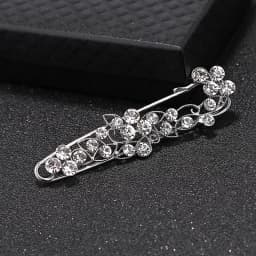 Inlaid Charming Refined Crystal Rhinestone Branch Brooches hijab pins for Man Women Suit Scarf Flower Brooch Pin Jewelry2019