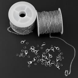 10Meter/Lot Stainless Steel 1.5/2mm Necklace Link Chain Handmade Crafts Accessories Bracelet DIY For Jewelry Making