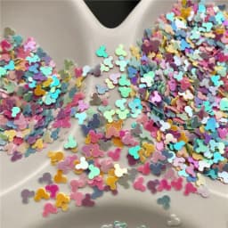 30g/Lot 4mm Mouse Head Loose Sequins Glitter Paillettes For DIY Nail Craft, Craft Making, Wedding Decoration Confetti Wholesale