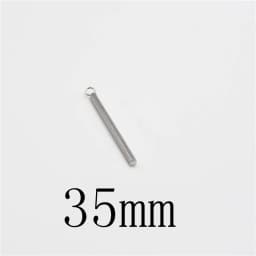 20pc/lot 20 30 40mm Stainless Steel Cylindrical Sticks bar Pendant  for Earrings Findings Necklace Pendant Charms Jewelry Making