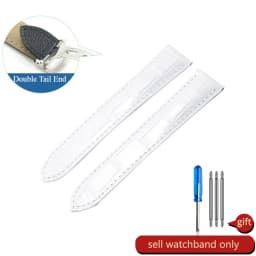 For Cartier 18 20 22 23mm Watchband Bamboo Knot Pattern Men Genuine Leather Santos Women Key Fold Buckle London Watch Strap