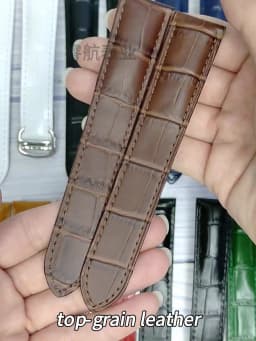 For Cartier 18 20 22 23mm Watchband Bamboo Knot Pattern Men Genuine Leather Santos Women Key Fold Buckle London Watch Strap