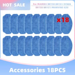 Fit For Teendow G20, iMartine BR151, DEERMA S40, XIEBro Life BR151, MAMNV BR150 BR151, Conga M10, Midea VCR04G Brush Filter Mop