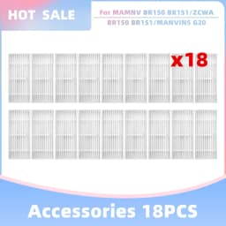 Fit For Teendow G20, iMartine BR151, DEERMA S40, XIEBro Life BR151, MAMNV BR150 BR151, Conga M10, Midea VCR04G Brush Filter Mop